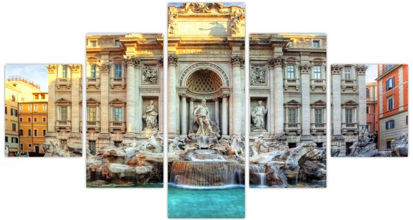 Obraz - Fontanna di Trevi (125x70 cm)