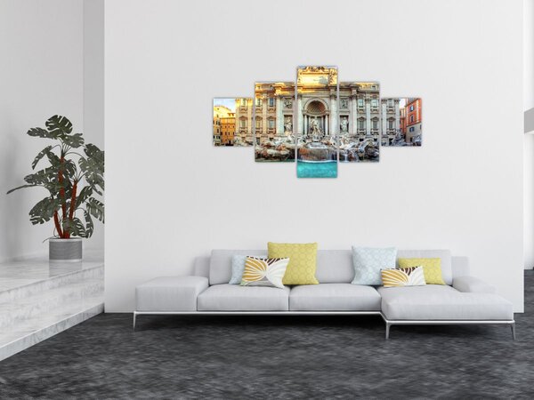 Obraz - Fontanna di Trevi (125x70 cm)
