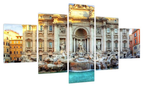 Obraz - Fontanna di Trevi (125x70 cm)