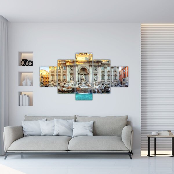 Obraz - Fontanna di Trevi (125x70 cm)