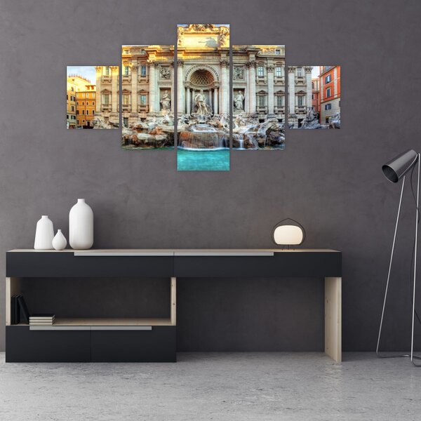 Obraz - Fontanna di Trevi (125x70 cm)