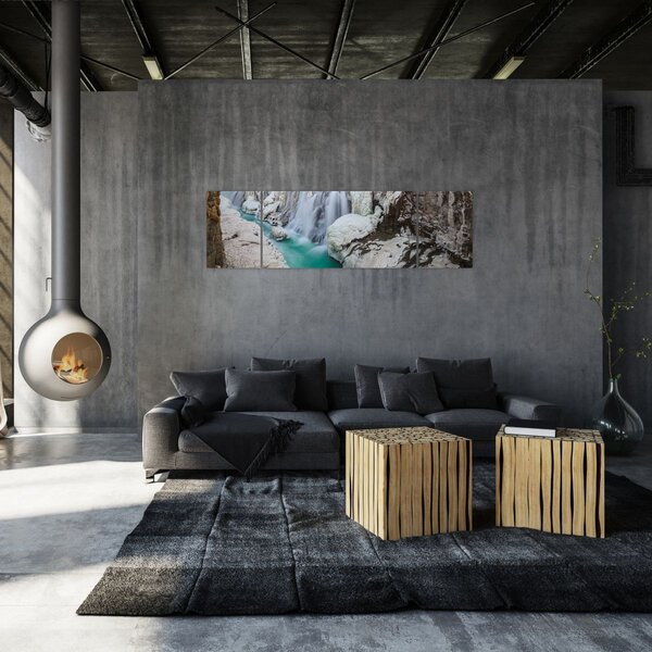 Obraz - Islandzka przyroda (170x50 cm)
