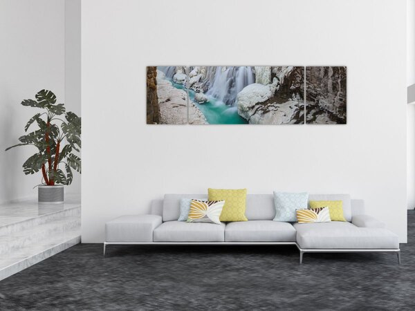 Obraz - Islandzka przyroda (170x50 cm)