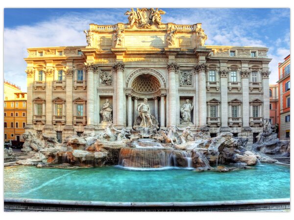 Obraz - Fontanna di Trevi (70x50 cm)