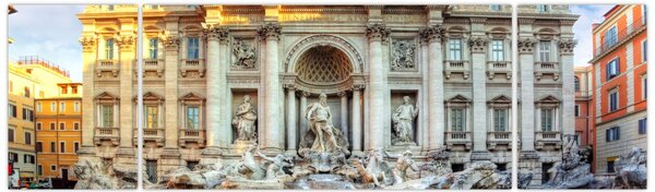 Obraz - Fontanna di Trevi (170x50 cm)