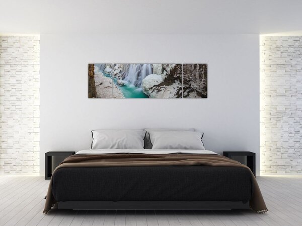 Obraz - Islandzka przyroda (170x50 cm)