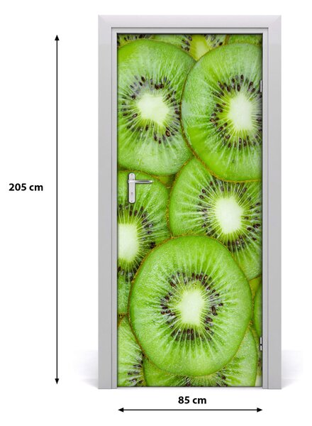 Naklejka na drzwi do domu samoprzylepna Kiwi