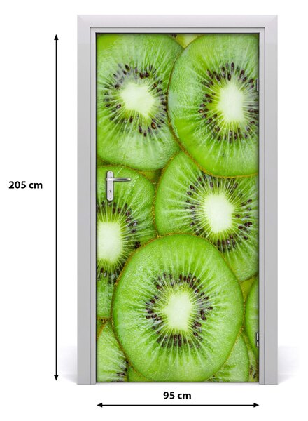 Naklejka na drzwi do domu samoprzylepna Kiwi