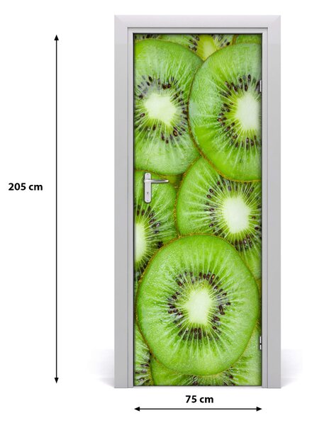 Naklejka na drzwi do domu samoprzylepna Kiwi