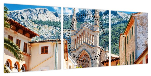 Obraz - Sóller, Majorka (z zegarem) (90x30 cm)