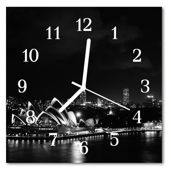 Zegar ścienny kwadrat Sydney