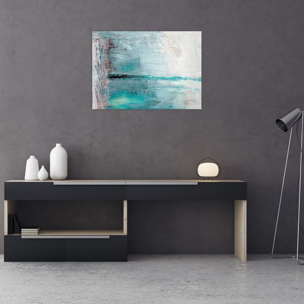 Obraz - Abstrakcyjny obraz olejny (70x50 cm)