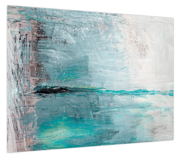 Obraz - Abstrakcyjny obraz olejny (70x50 cm)