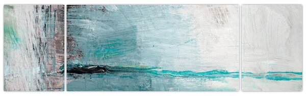 Obraz - Abstrakcyjny obraz olejny (170x50 cm)
