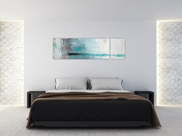 Obraz - Abstrakcyjny obraz olejny (170x50 cm)