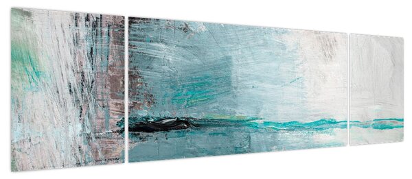 Obraz - Abstrakcyjny obraz olejny (170x50 cm)