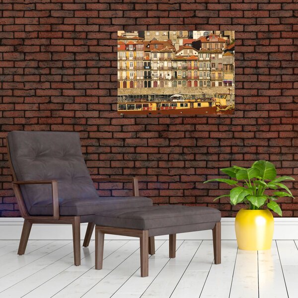 Obraz - Dzielnica Waterfront, Portugalia (70x50 cm)