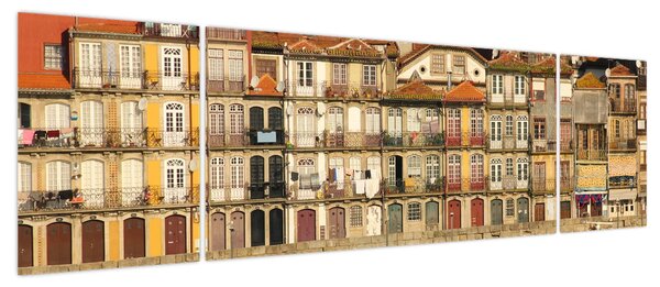 Obraz - Dzielnica Waterfront, Portugalia (170x50 cm)