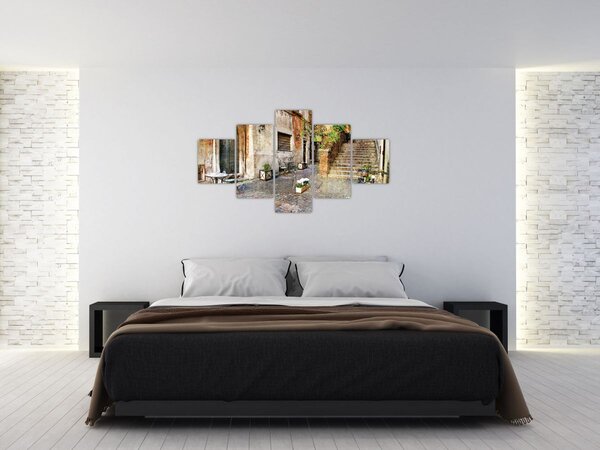 Obraz - Stare ulice Rzymu (125x70 cm)