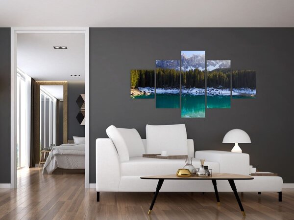 Obraz - Jezioro Karersee (125x70 cm)