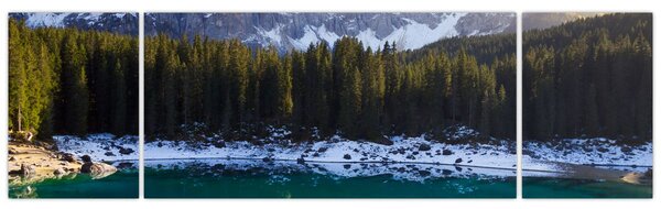 Obraz - Jezioro Karersee (170x50 cm)