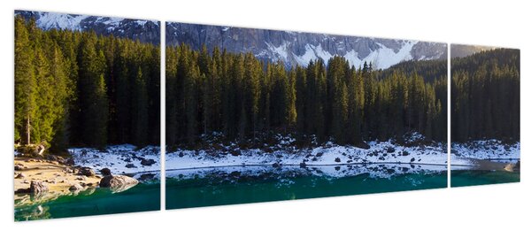 Obraz - Jezioro Karersee (170x50 cm)