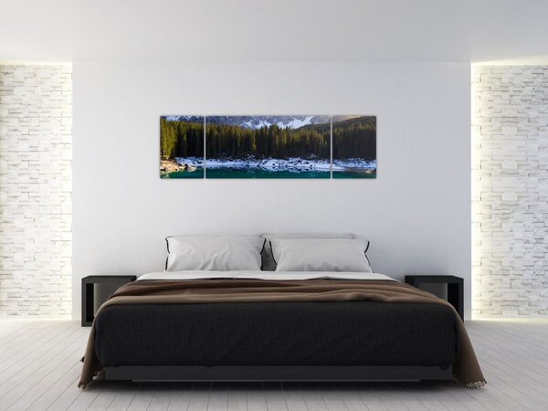 Obraz - Jezioro Karersee (170x50 cm)