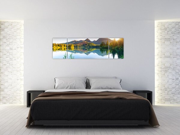 Obraz - Jezioro (170x50 cm)