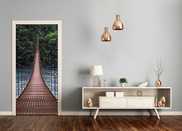 Fototapeta samoprzylepna na drzwi Wiszący most