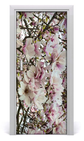 Nalepka Naklejka fototapeta na drzwi Kwiaty magnolii