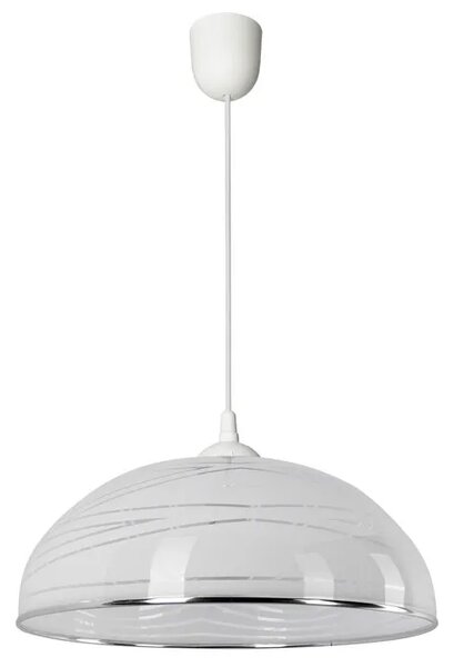 Biała kuchenna lampa wisząca - S735-Ankona