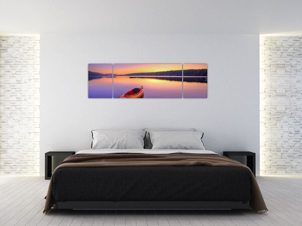 Obraz - Kajak na jeziorze (170x50 cm)
