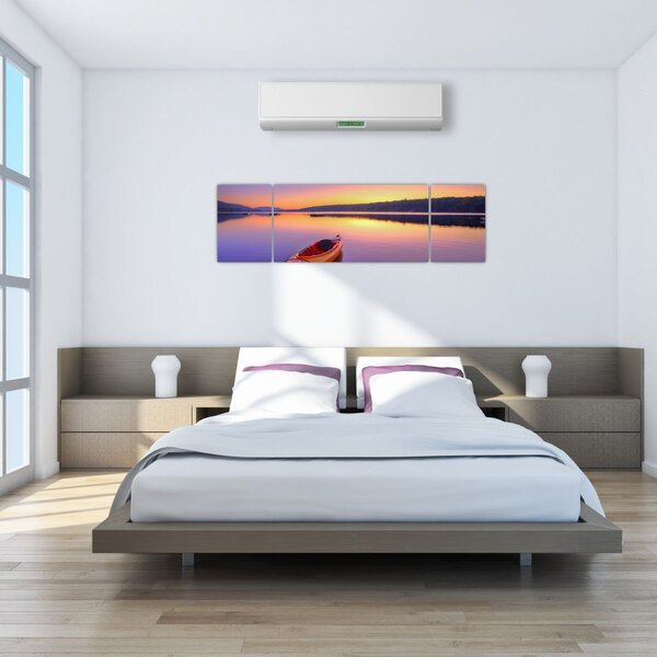 Obraz - Kajak na jeziorze (170x50 cm)