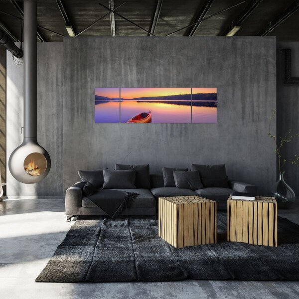 Obraz - Kajak na jeziorze (170x50 cm)