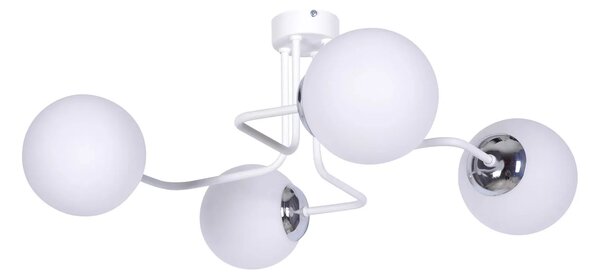 Biała nowoczesna lampa sufitowa - S757-Lonrix