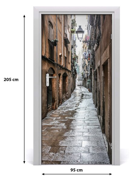 Fototapeta samoprzylepna na drzwi Zabytkowa ulica