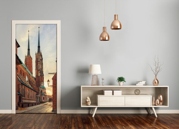 Fototapeta samoprzylepna na drzwi Wrocław Polska