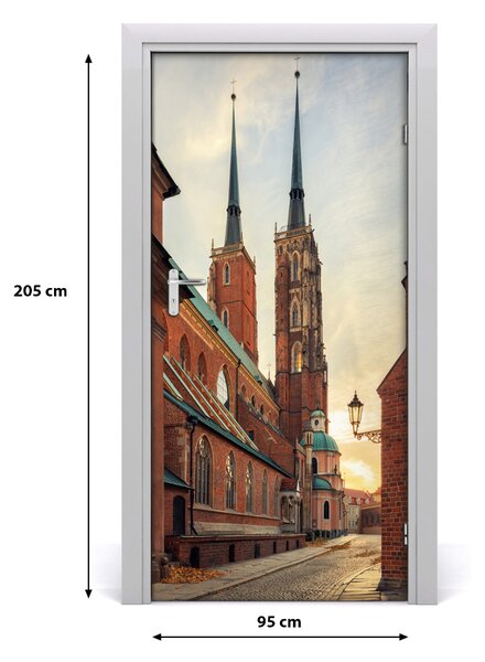 Fototapeta samoprzylepna na drzwi Wrocław Polska