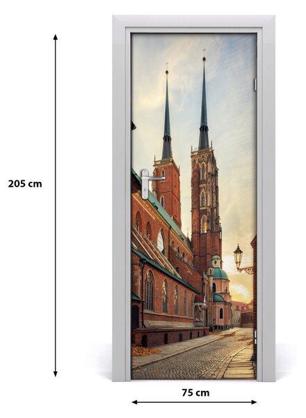 Fototapeta samoprzylepna na drzwi Wrocław Polska