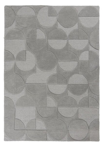 Szary wełniany dywan Flair Rugs Gigi, 120x170 cm