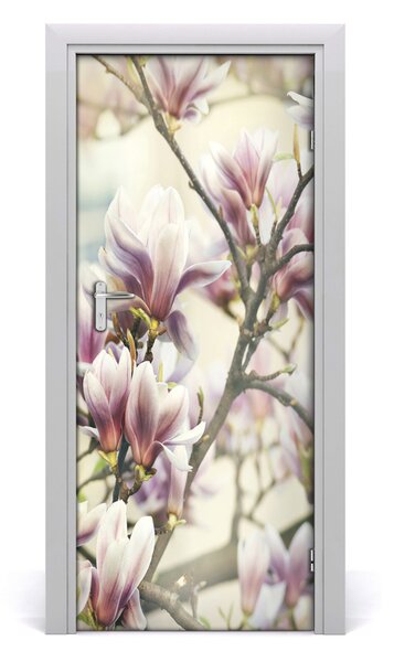 Naklejka samoprzylepna okleina na drzwi Magnolia