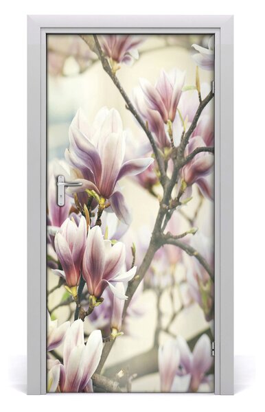 Naklejka samoprzylepna okleina na drzwi Magnolia