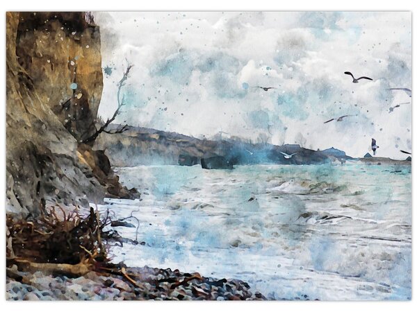 Obraz - Rafa, akwarela (70x50 cm)