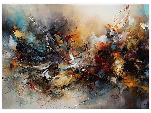 Obraz - Grafika abstrakcyjna (70x50 cm)