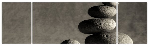 Obraz - Szare kamienie (170x50 cm)
