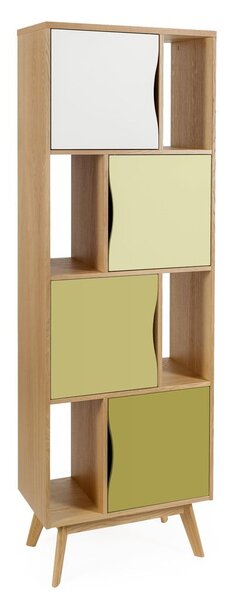 Zielony regał Woodman Avon Narrow Olive