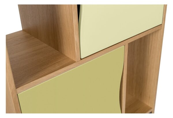 Zielony regał Woodman Avon Narrow Olive