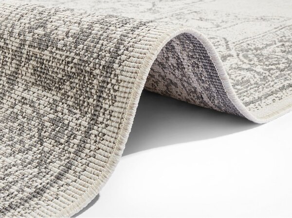 Szaro-kremowy dywan odpowiedni na zewnątrz NORTHRUGS Borbon, 120x170 cm