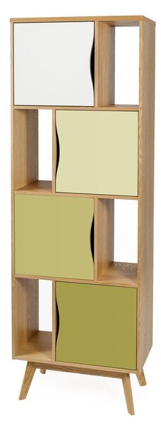 Zielony regał Woodman Avon Narrow Olive