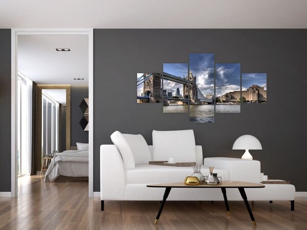 Obraz - Tower Bridge w Londynie (125x70 cm)